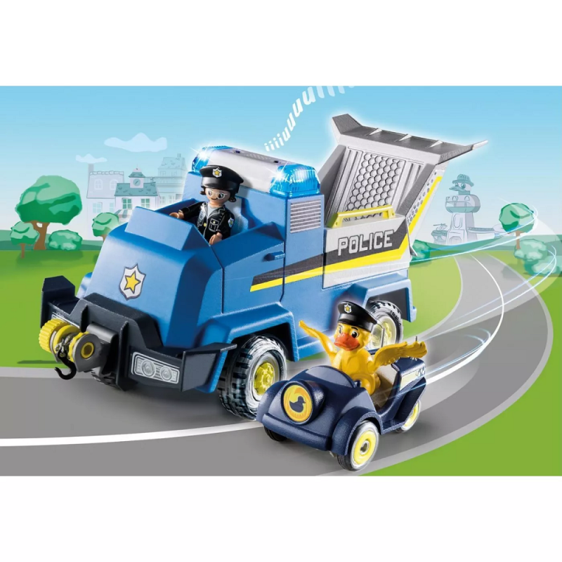 Playmobil Duck On Call - Όχημα Αστυνομίας Με Mini Περιπολικό 70915