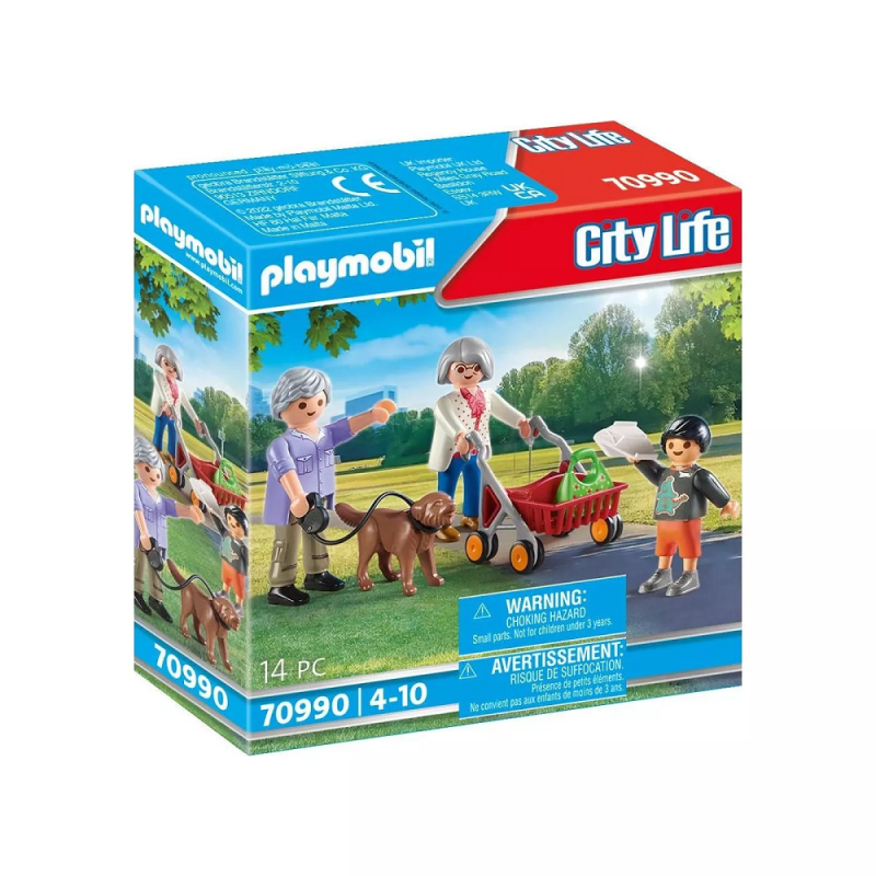 Playmobil City Life - Παππούς Και Γιαγιά Με Εγγονάκι 70990
