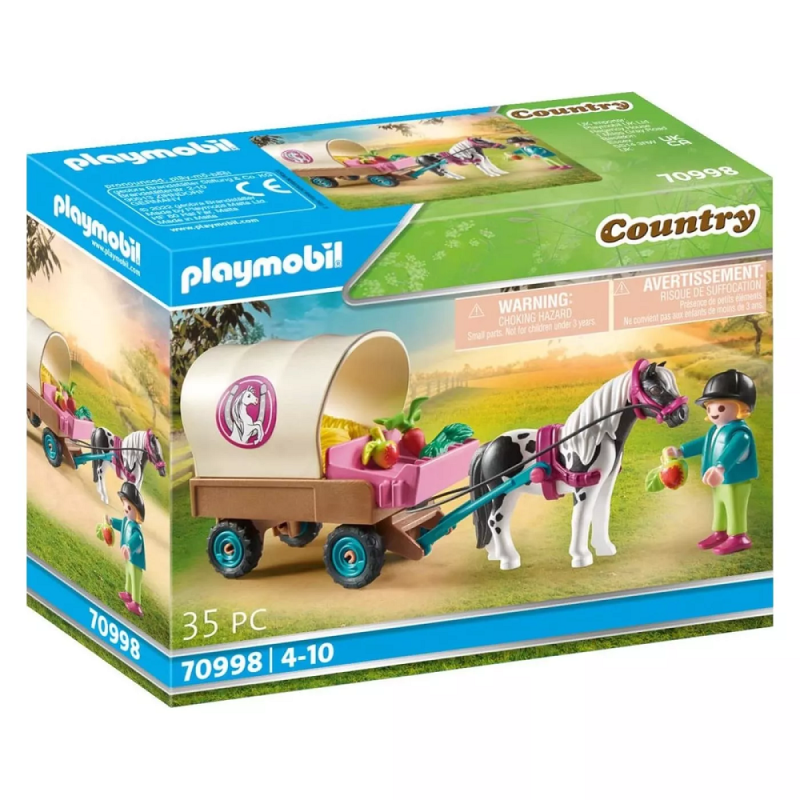 Playmobil Country - Άμαξα Με Πόνυ 70998