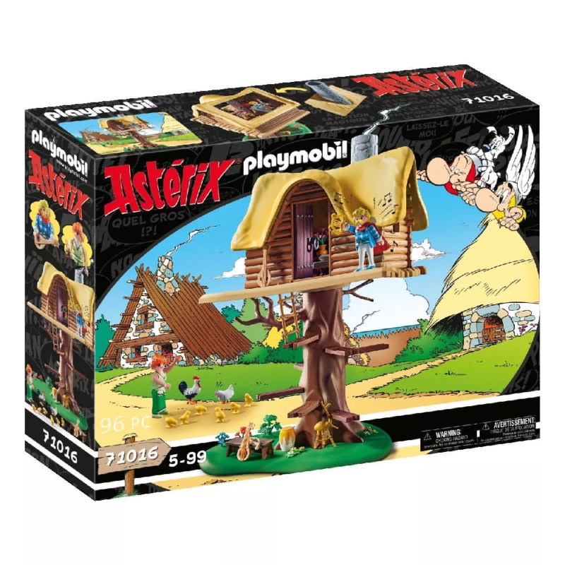 Playmobil Asterix - Το Δεντρόσπιτο Του Βάρδου Κακοφωνίξ 71016