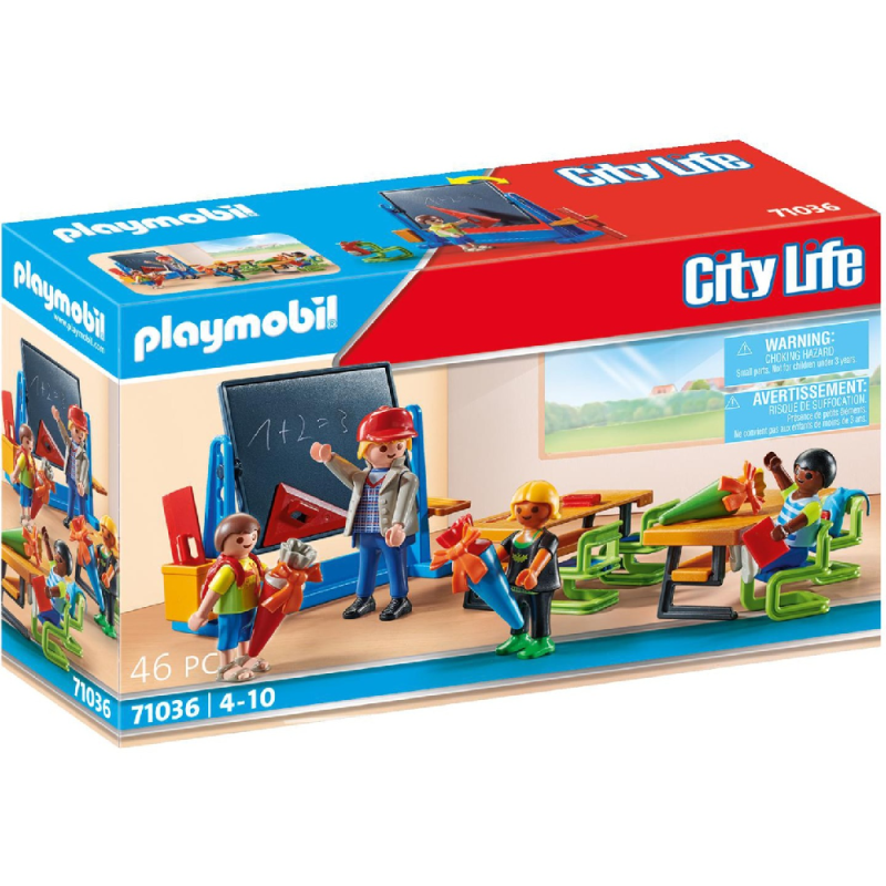 Playmobil City Life - Τάξη Σχολείου Με Μαθητές 71036