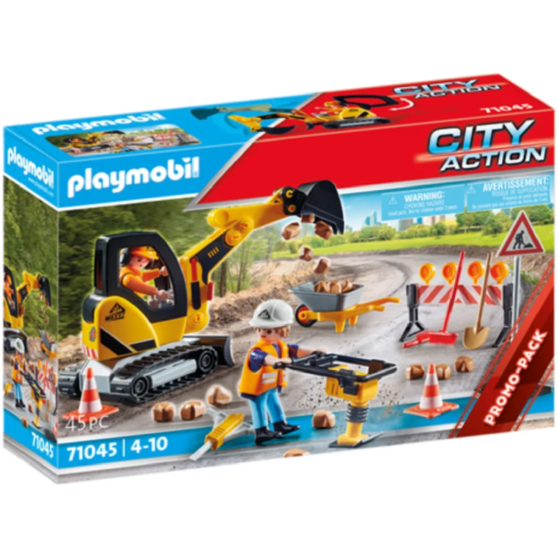 Playmobil City Action - Εργασίες Οδοποιίας 71045