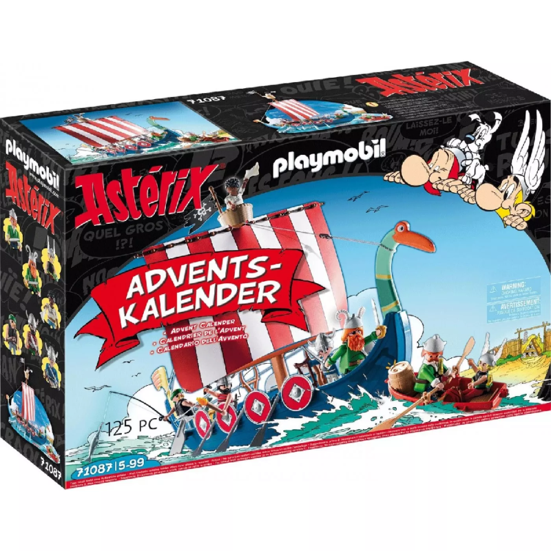 Playmobil Asterix - Χριστουγεννιάτικο Ημερολόγιο, Η Γαλέρα Των Πειρατών 71087
