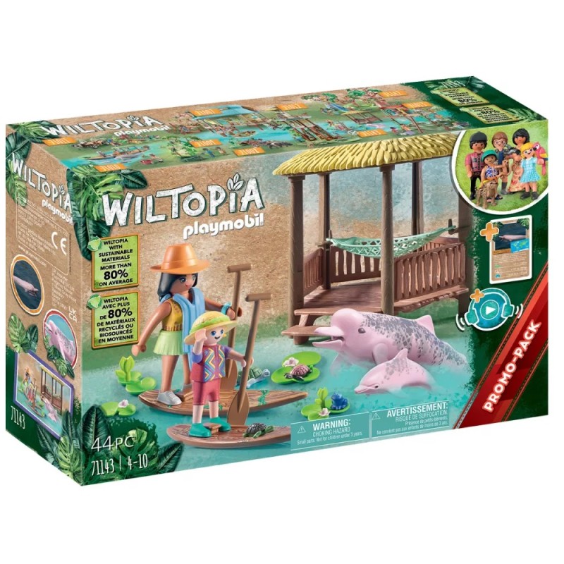 Playmobil Wiltopia - Βόλτα Στο Ποτάμι Με Τα Δελφίνια 71143