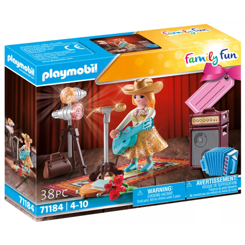 Playmobil Family Fun -Gift Set, Τραγουδίστρια Country Μουσικής 71184