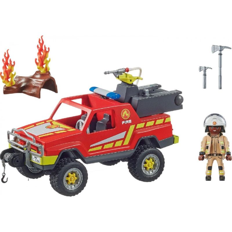 Playmobil City Action - Πυροσβεστικό Όχημα Υποστήριξης 71194