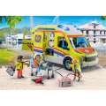 Playmobil City Life - Ασθενοφόρο Με Διασώστες 71202