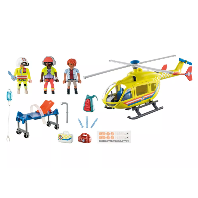 Playmobil City Life - Ελικόπτερο Πρώτων Βοηθειών 71203