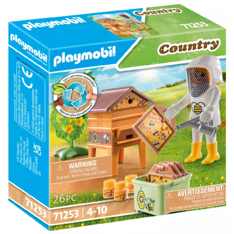 Playmobil Country - Μελισσοκόμος Με Κηρήθρες 71253