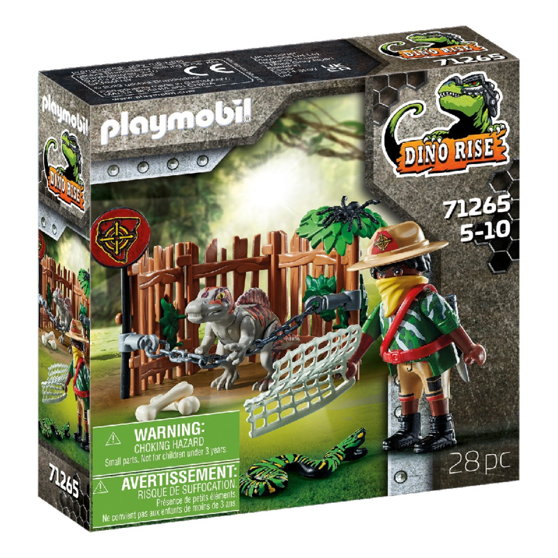 Playmobil Dino Rise - Μωρό Σπινόσαυρος Και Λαθροκυνηγός 71265