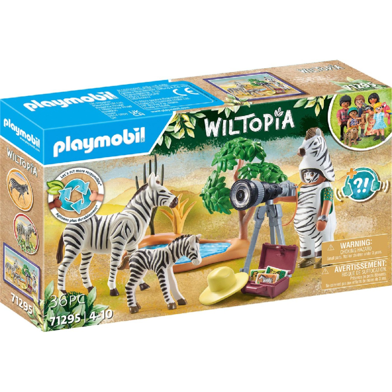Playmobil Wiltopia - Φωτογραφίζοντας Τις Ζέβρες 71295