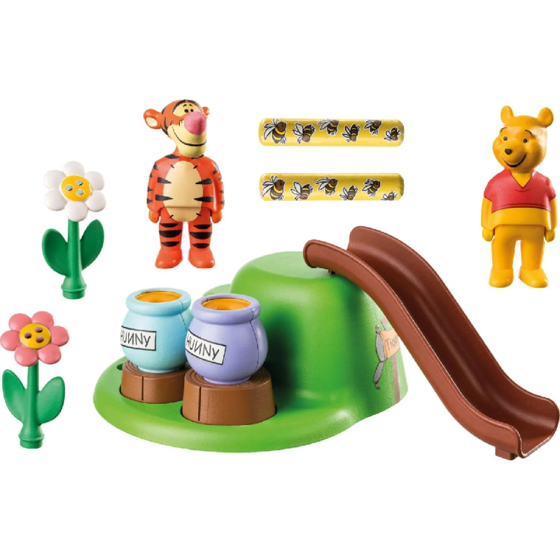Playmobil 1.2.3 - Ο Γουίνι Και Ο Τίγρης Στον Μελισσόκηπο 71317