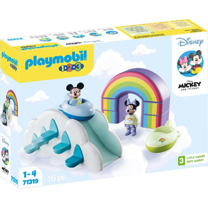 Playmobil 1.2.3 - Διασκέδαση Στα σύννεφα Με Τον Μίκυ Και Τη Μίνι Μάους 71319
