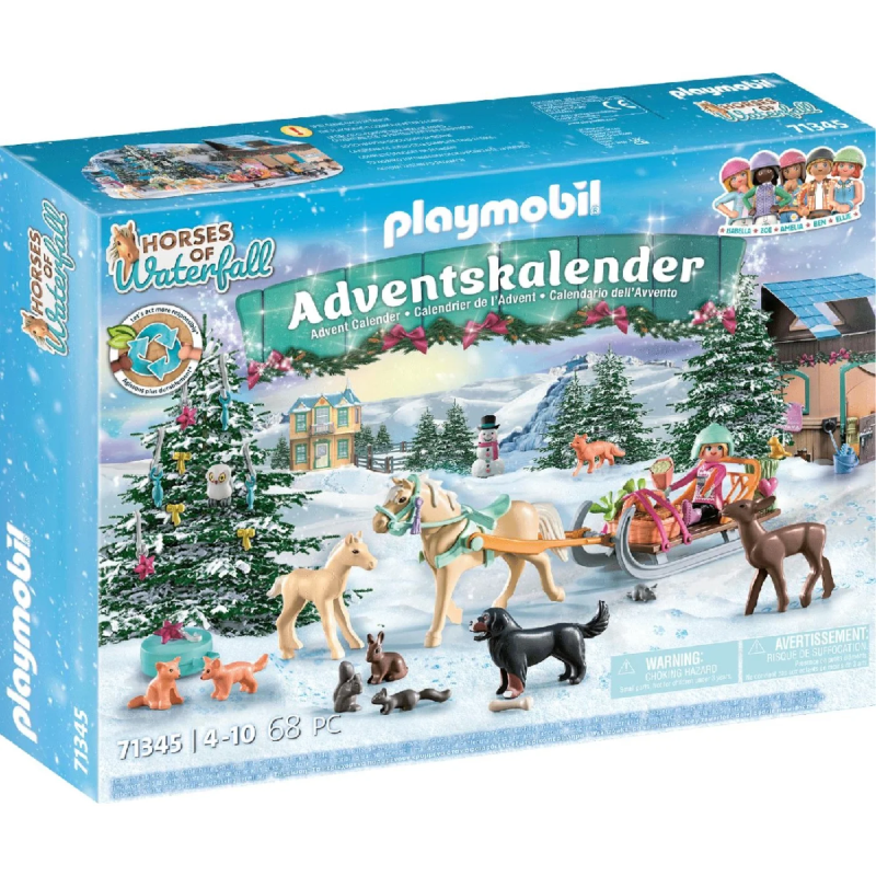 Playmobil Princess Magic - Χριστουγεννιάτικο Ημερολόγιο, Βόλτα Με Το Έλκηθρο 71345