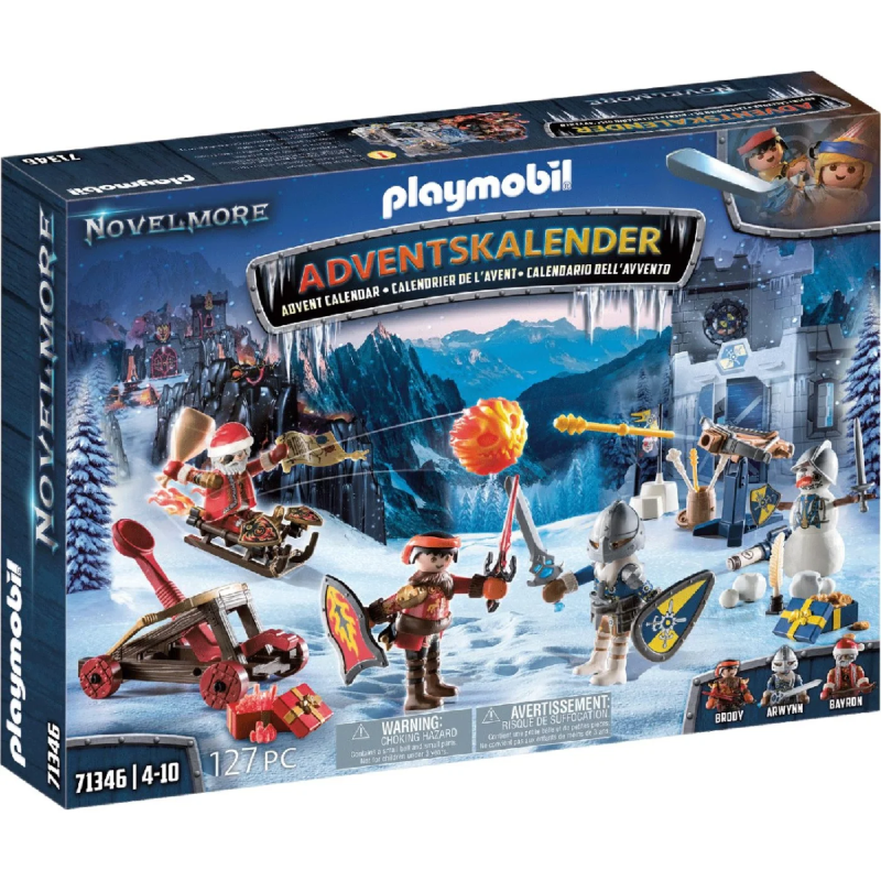 Playmobil Novelmore - Χριστουγεννιάτικο Ημερολόγιο, Μάχη Στο Παγωμένο Βασίλειο 71346