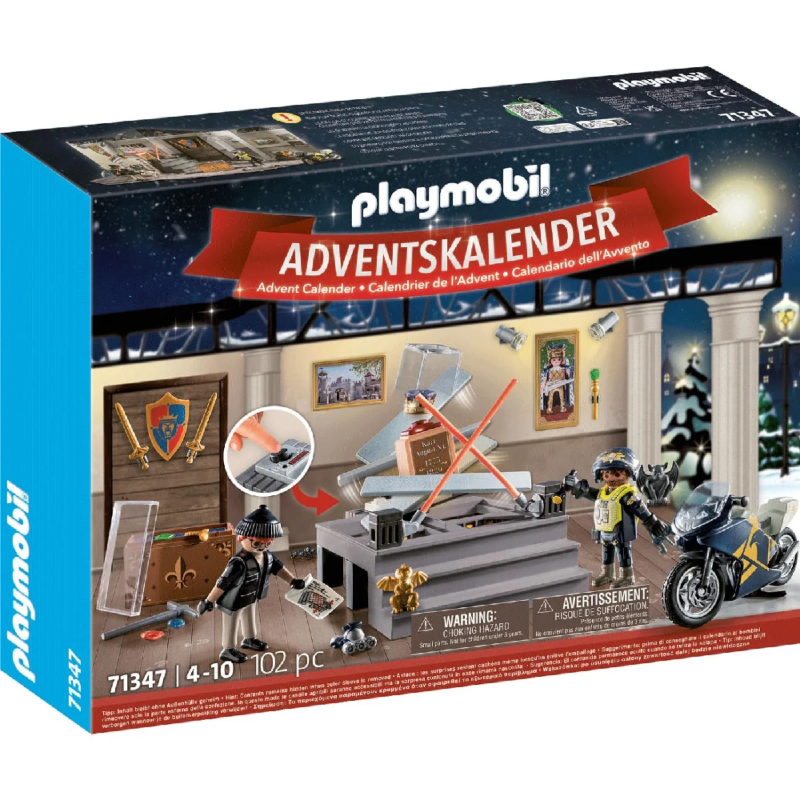 Playmobil City Life - Χριστουγεννιάτικο Ημερολόγιο, Ληστεία Στο Μουσείο 71347