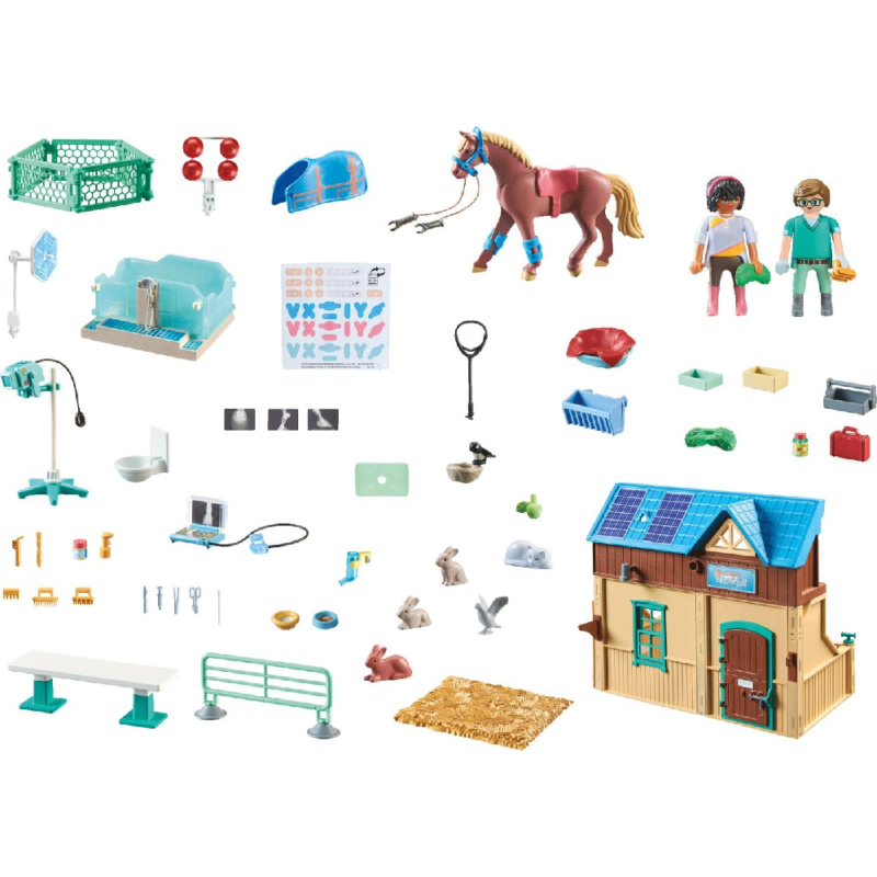 Playmobil Horses Of Waterfall - Κτηνιατρική Κλινική Αλόγων 71352