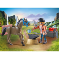 Playmobil Horses Of Waterfall - Ο Πεταλωτής Ben Με Το Άλογο Achilles 71357