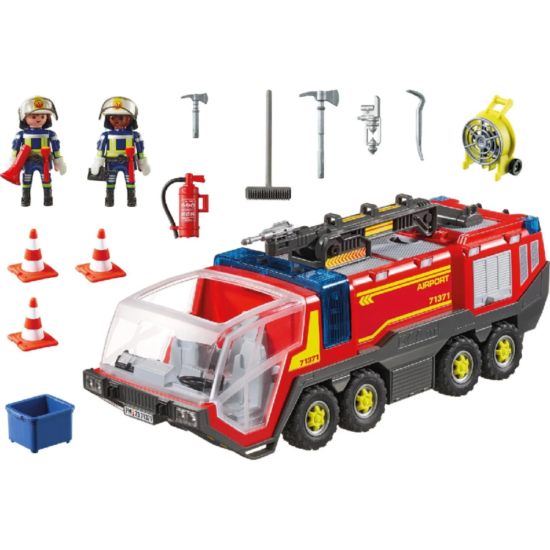 Playmobil City Action - Πυροσβεστικό Όχημα Με Φώτα, Ήχο Και Πυροσβεστικό Κανόνι 71371