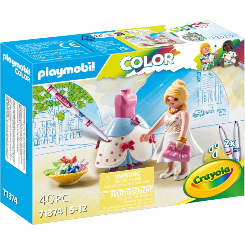 Playmobil Color - Σχεδιάστρια Μόδας 71374