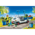 Playmobil City Action - Ηλεκτρικό Όχημα Οδοκαθαριστή 71433
