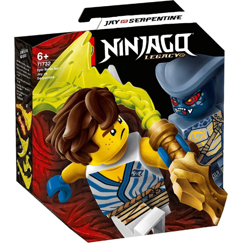 Lego Ninjago - Epic Battle Set, Jay vs. Serpentine 71732
