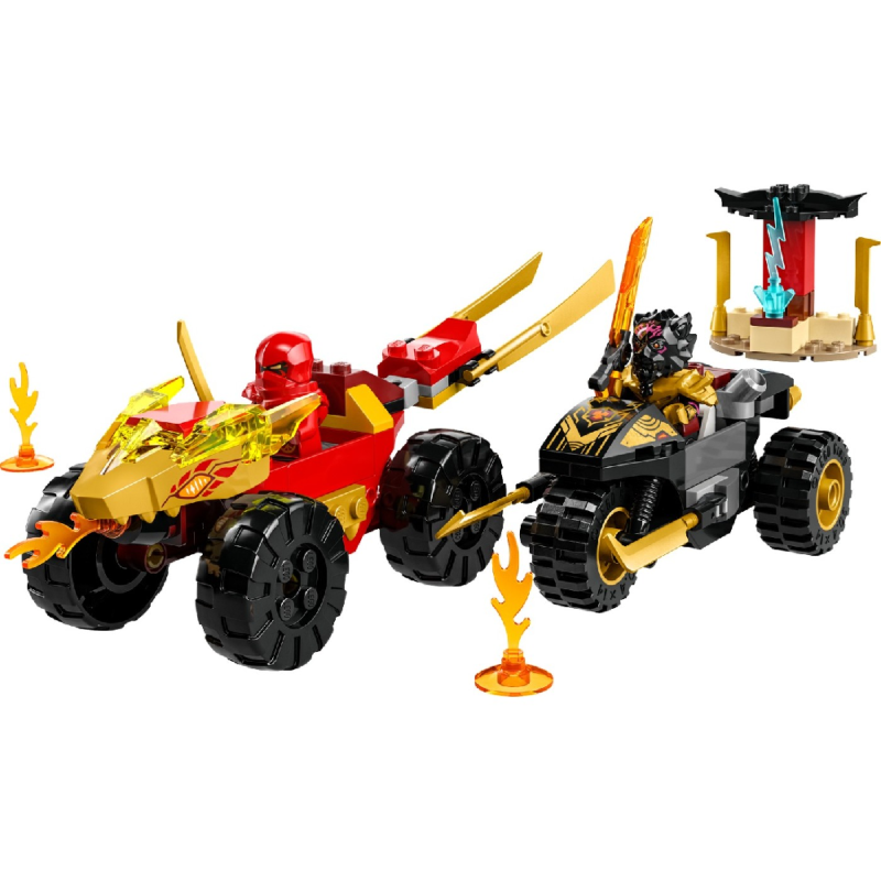 Lego Ninjago - Kai And Ras's Car And Bike Battle 71789