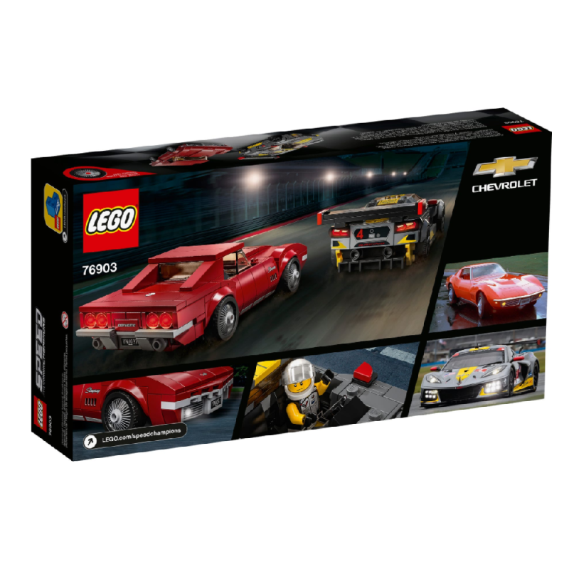 Lego Speed Champions - Chevrolet Corvette C8.R Race Car & 1968 Corvette 76903