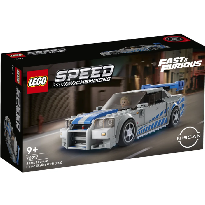 Lego Speed Champions - 2 Fast 2 Furious Nissan Skyline GT-R (R34) 76917