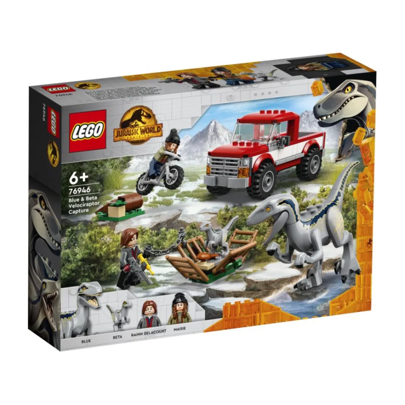 Lego Jurassic World - Blue & Beta Velociraptor Capture 76946
