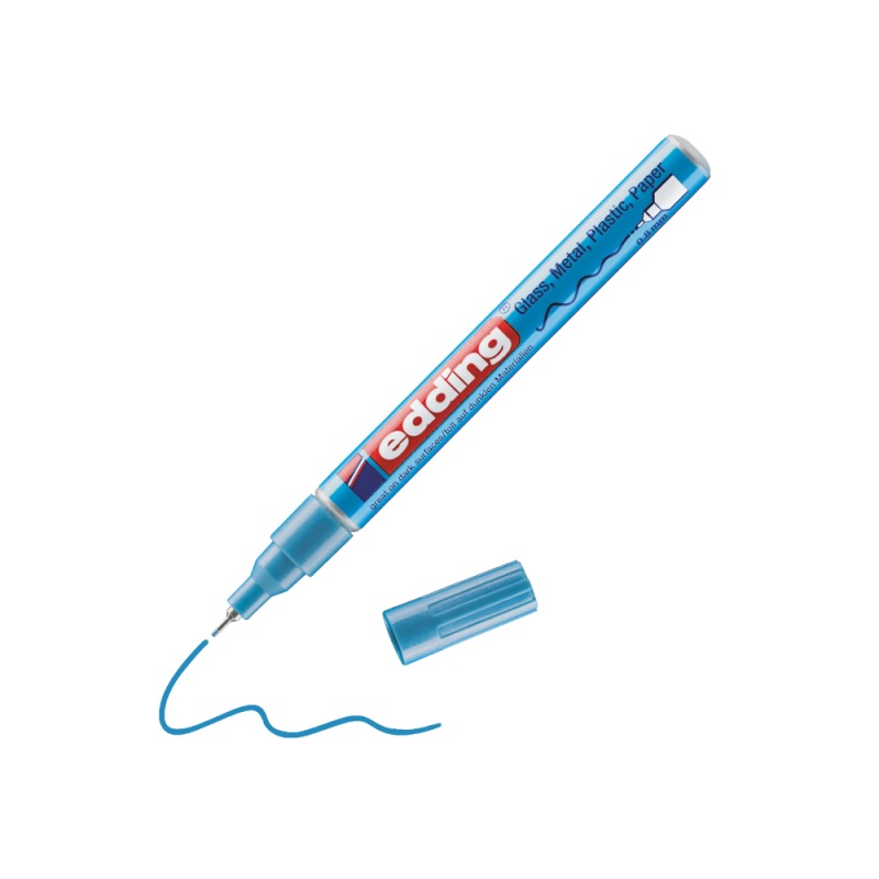 Edding – Μαρκαδόρος Λαδιού Paint Marker 780, Metallic Light Blue 780-70