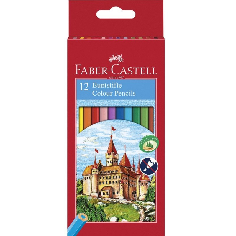 Faber Castell - Ξυλομπογιές 12 Τμχ 120112