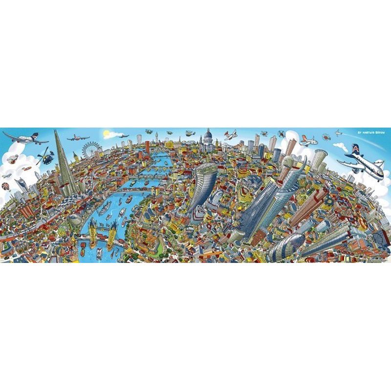 Schmidt Spiele – Puzzle Panorama London 1000 Pcs 59596