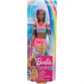 Mattel Barbie - Dreamtopia Γοργόνα Κούκλα Με Τιρκουάζ Ουρά GJK10