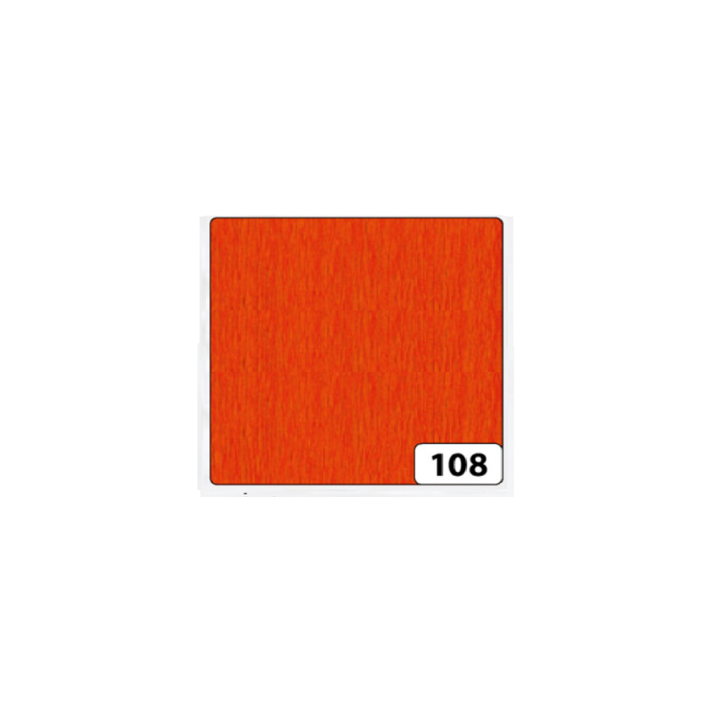 Folia - Χαρτί Γκοφρέ, Πορτοκαλί 50x250 cm 822108