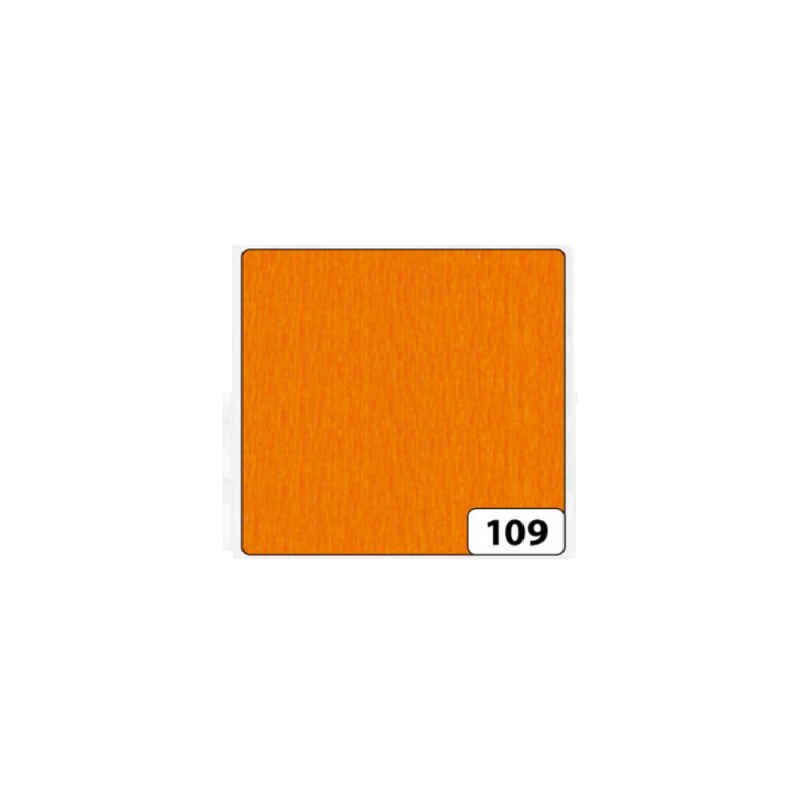 Folia - Χαρτί Γκοφρέ, Ανοιχτό Πορτοκαλί 50x250 cm 822109