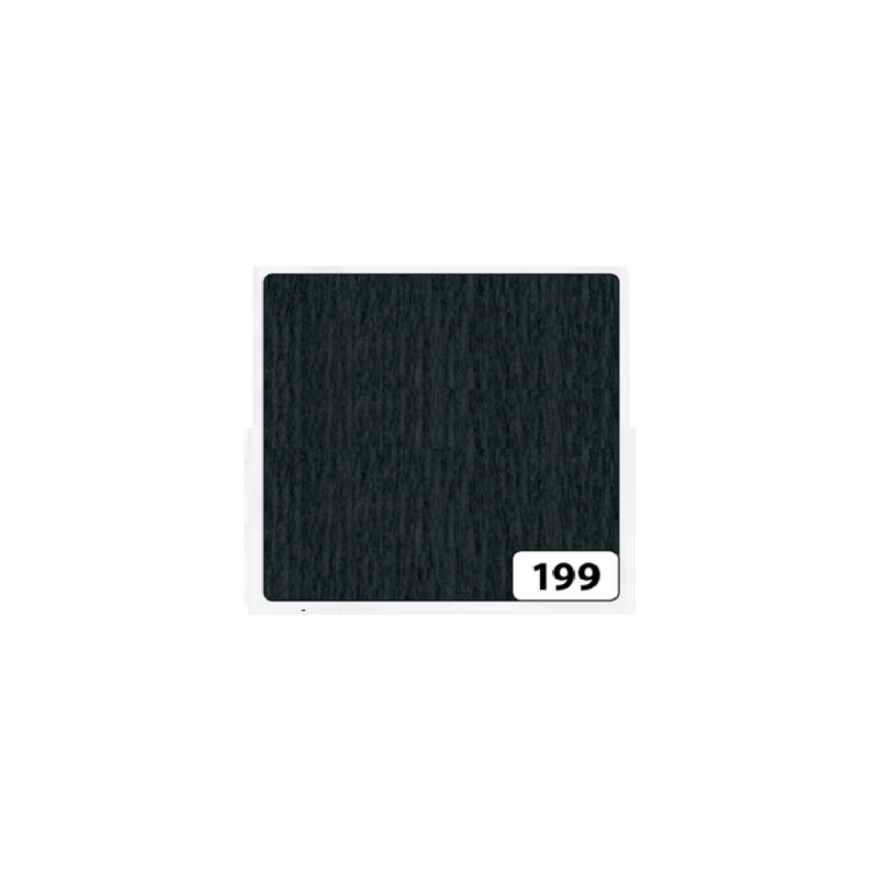 Folia - Χαρτί Γκοφρέ, Μαύρο 50x250 cm 822199