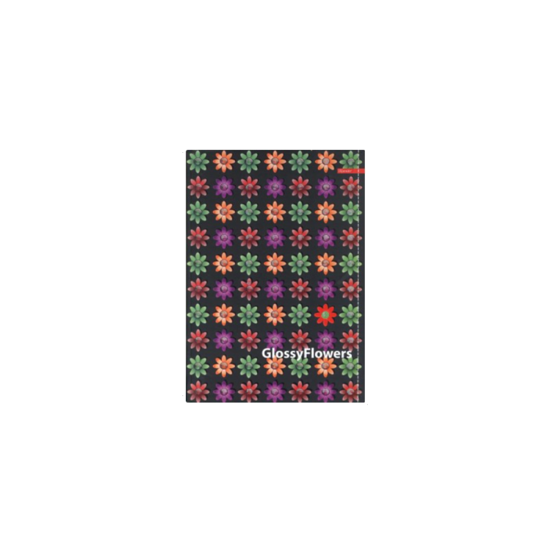 Ilijanum - Τετράδιο Καρφίτσα A4, 40 Φύλλων Exclusive Collection, Glossy Flowers 8334