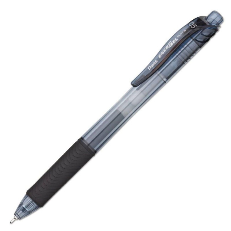 Pentel - Στυλό Energel Με Κουμπί 0.5 Μαύρο BLN105-Α