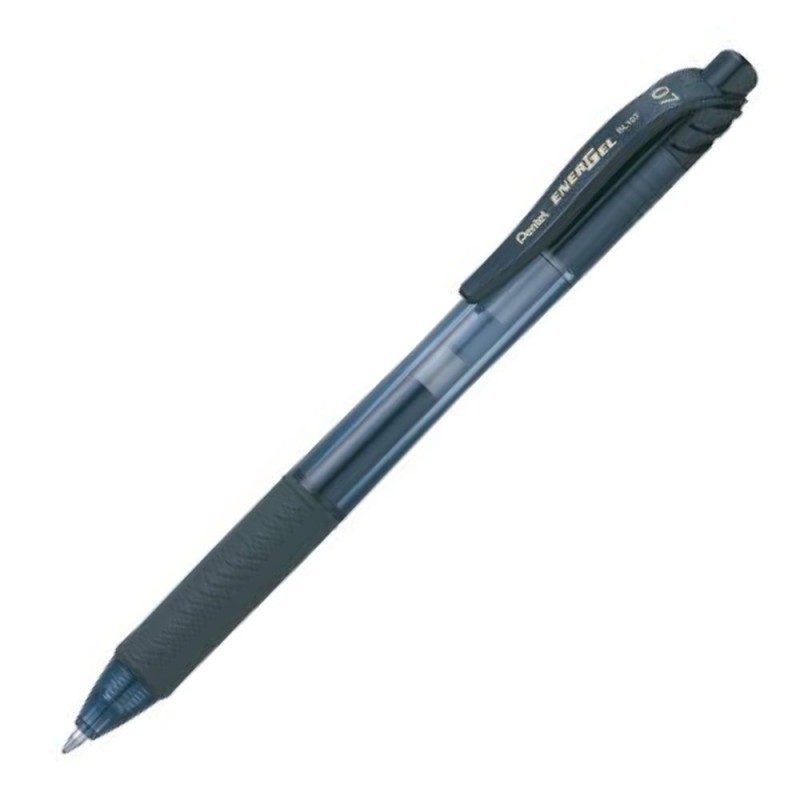 Pentel - Στυλό Energel Με Κουμπί 0.7 Μαύρο BL107-A