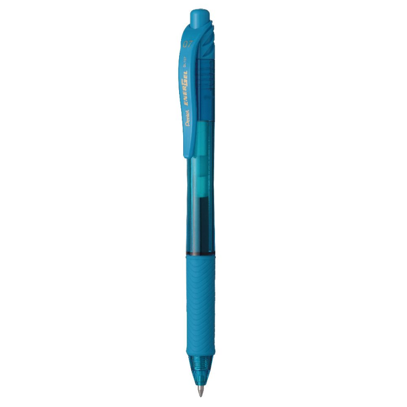 Pentel - Στυλό Energel Με Κουμπί 0.7 Γαλάζιο BL107-S