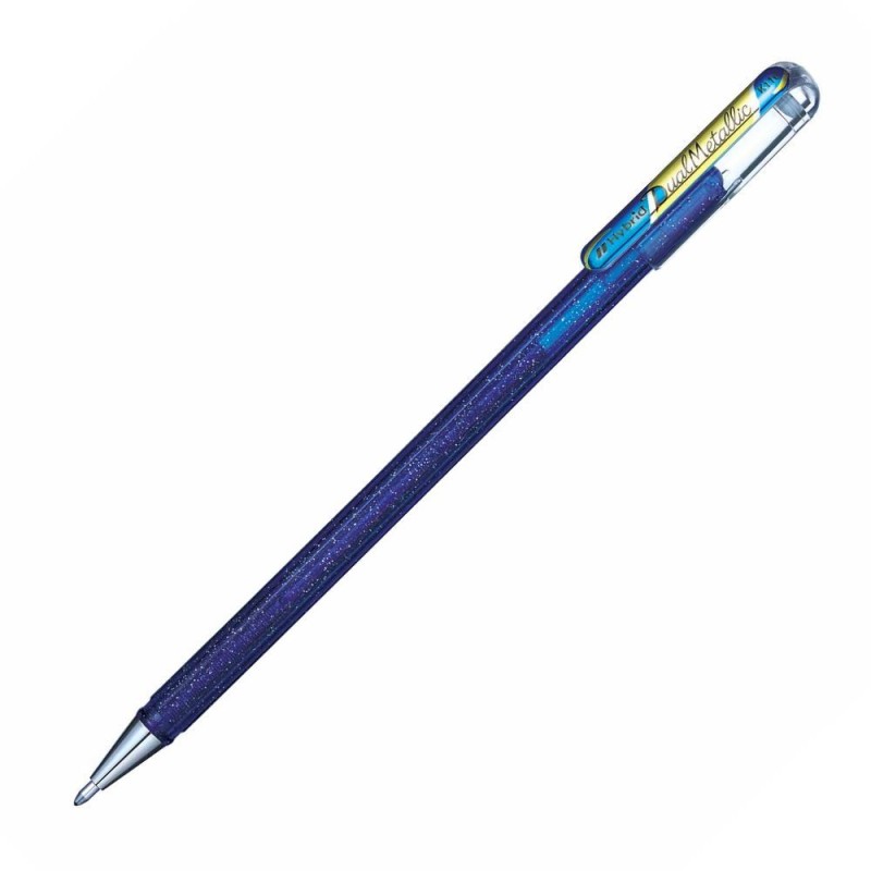 Pentel - Στυλό Hybrid Dual Metallic Gel 1.0 Blue + Gold K110-DXCX