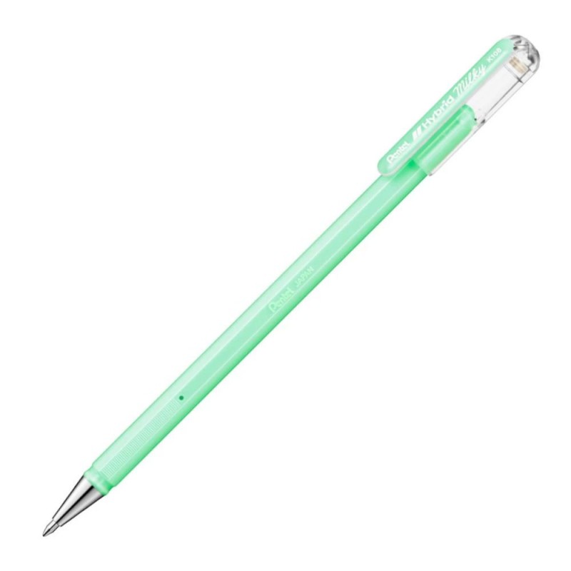 Pentel - Στυλό Hybrid Milky Gel 0.8 Pastel Green K108-PK