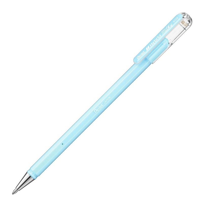 Pentel - Στυλό Hybrid Milky Gel 0.8 Pastel Blue K108-PS