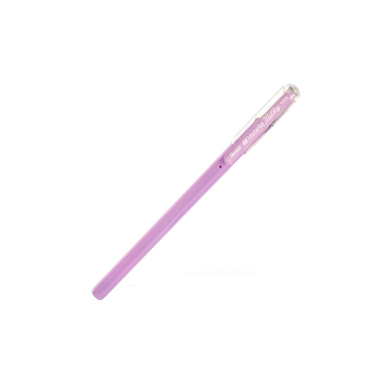 Pentel - Στυλό Hybrid Milky Gel 0.8 Pastel Violet K108-PV