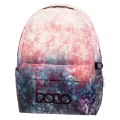 Polo - Original Σακίδιο Πλάτης Με Μαντήλι, Degrade Aqua Pink 2022 9-01-135-8115 + Δώρο Διορθωτική Ταινία Edding