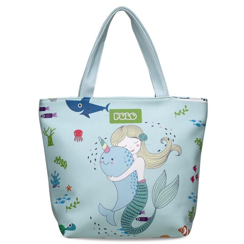 Polo – Τσάντα Mini Shopper Cute, Γοργόνες 2021 9-07-963-17