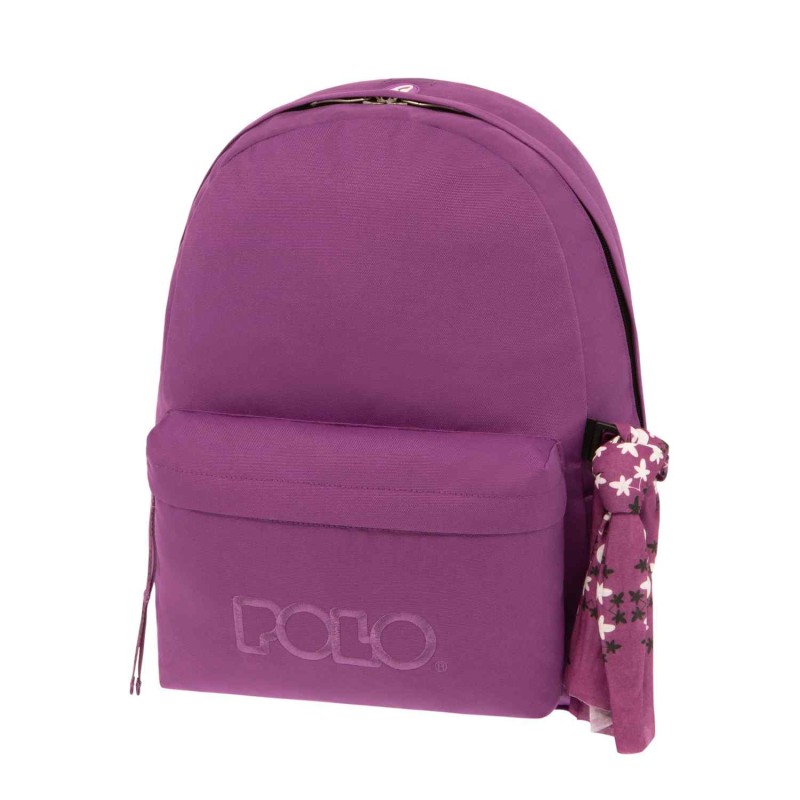 Polo - Original Σακίδιο Πλάτης Με Μαντήλι, Purple 2023 9-01-135-4601 + Δώρο Διορθωτική Ταινία Edding