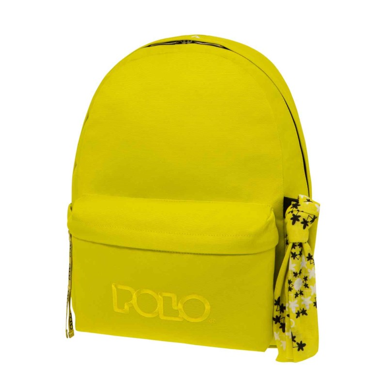 Polo - Original Σακίδιο Πλάτης Με Μαντήλι, Yellow 2023 9-01-135-7101 + Δώρο Διορθωτική Ταινία Edding