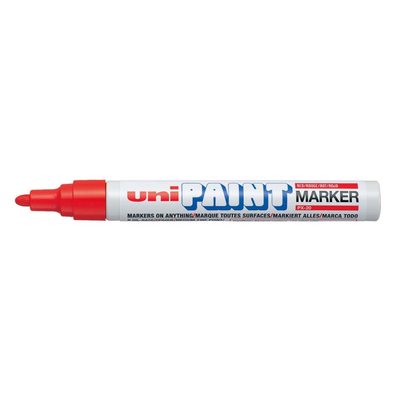 Uniball – Μαρκαδόρος Λαδιού Paint Marker PX-20 2.2-2.8 mm Κόκκινο 912348